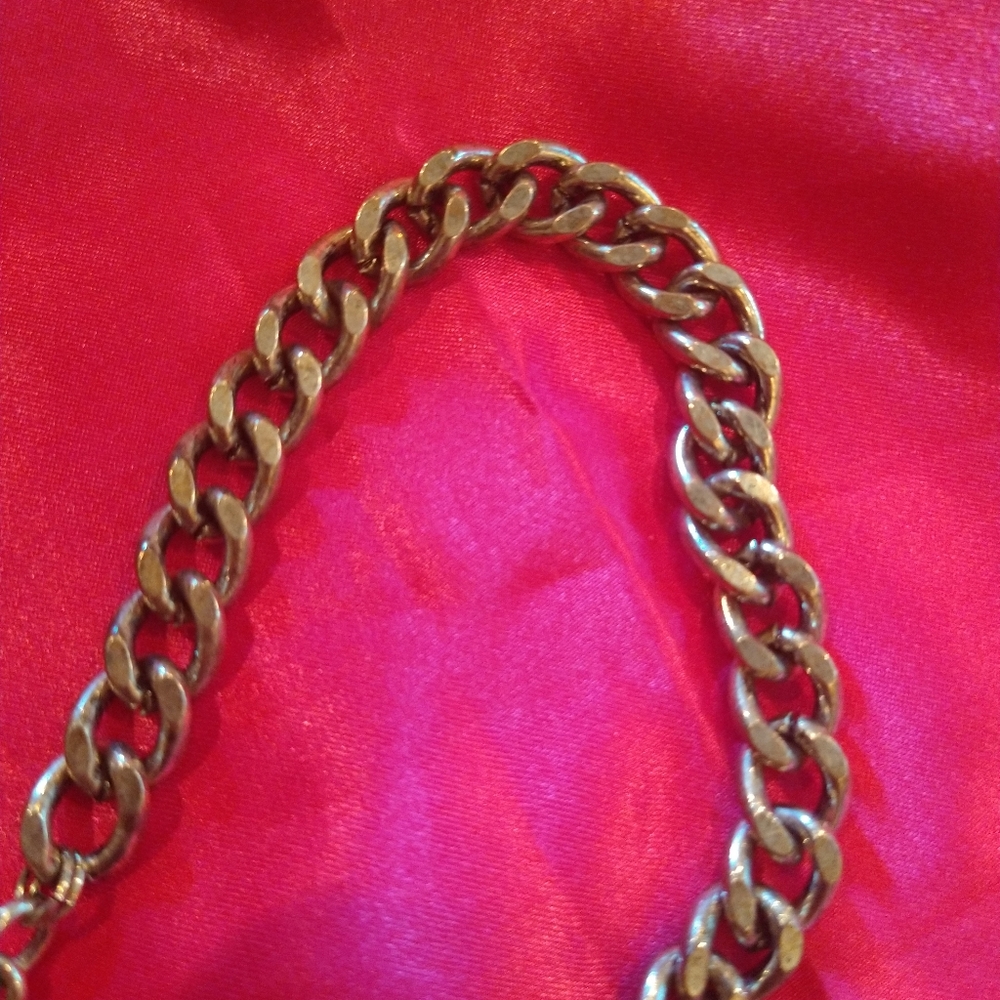 Sugarfix Silvertone Rhinestone Statement Necklace - image 5